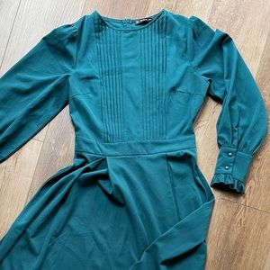 Green Ankle Length Dress
